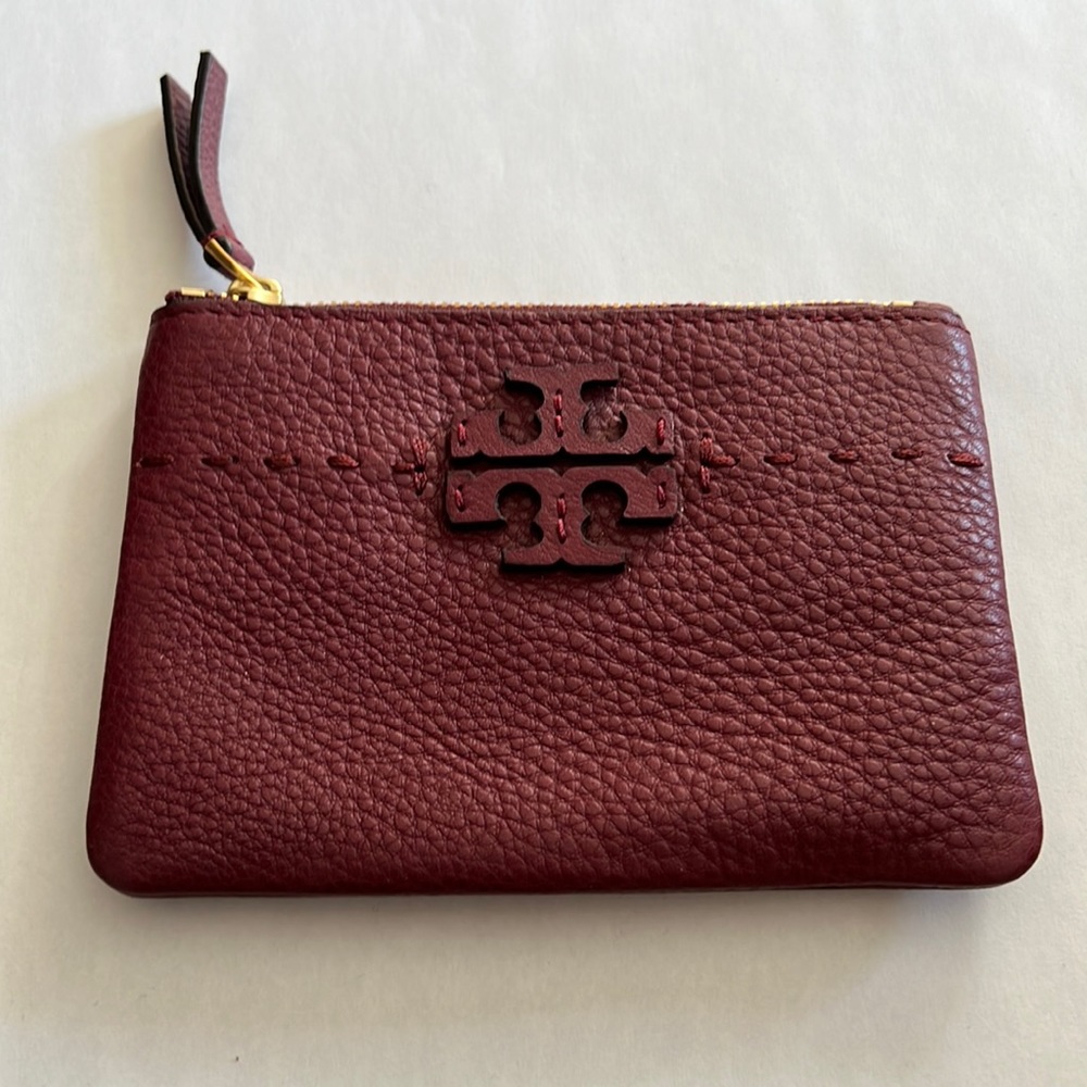 NWOT - Tory Burch Maroon Coin Wallet